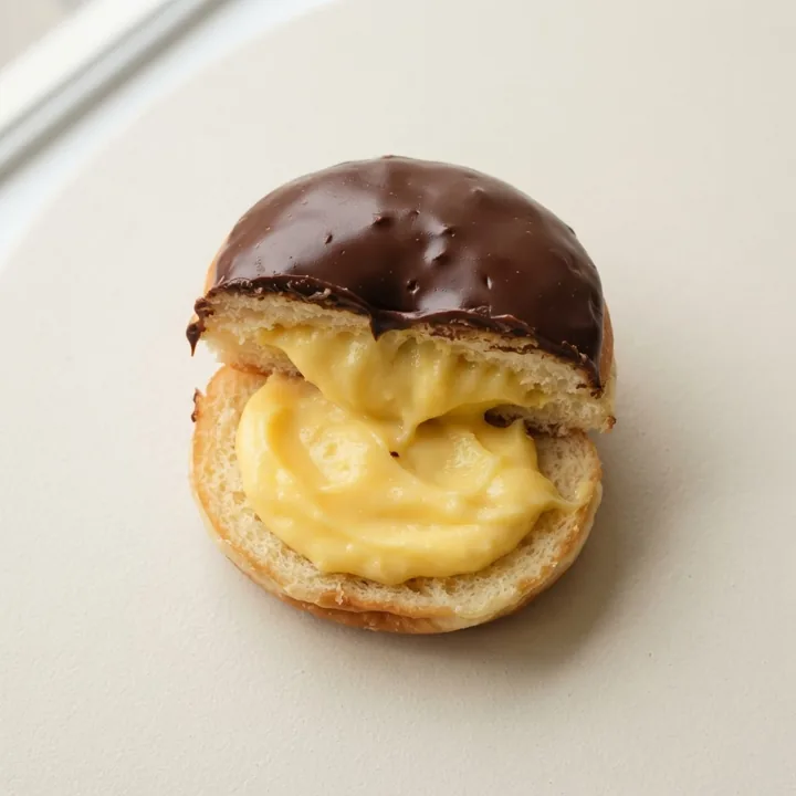 Chocolate Custard Filled (Boston Cream)